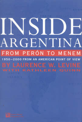 Book cover for Inside Argentina from Peron to Menem