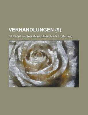 Book cover for Verhandlungen (9 )