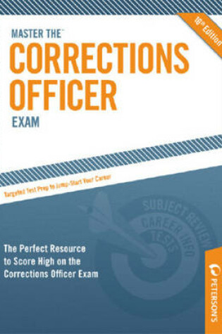 Cover of Master the Corrections Officer Exam
