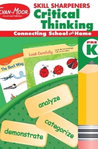 Cover of Skill Sharpeners: Critical Thinking, Prek Workbook