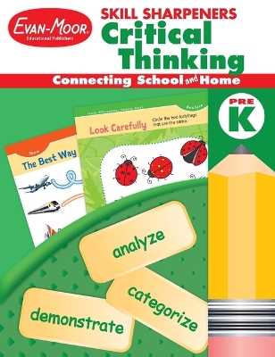 Cover of Skill Sharpeners: Critical Thinking, Prek Workbook