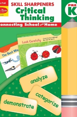 Cover of Skill Sharpeners: Critical Thinking, Prek Workbook