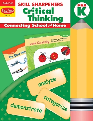 Cover of Skill Sharpeners: Critical Thinking, Prek Workbook