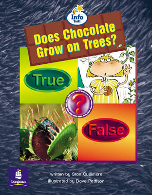Book cover for Does Chocolate Grow on Trees? Info Trail Emergent stage Non-ficition Book 24