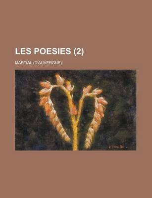 Book cover for Les Poesies (2 )