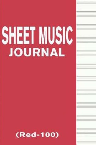 Cover of Sheet Music Journal (Red-100)