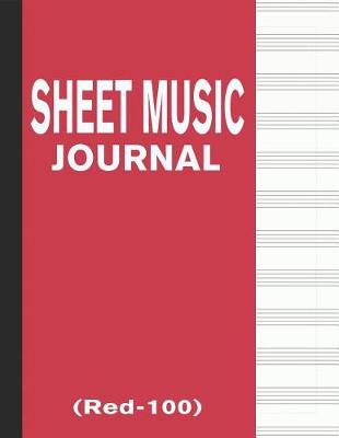 Cover of Sheet Music Journal (Red-100)