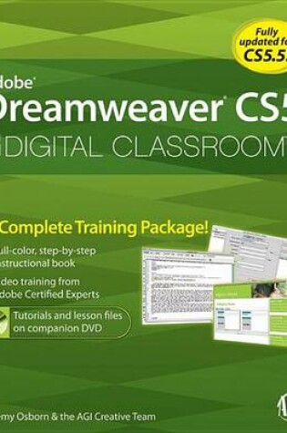 Cover of Adobe Dreamweaver CS5 Digital Classroom