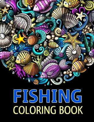 Book cover for Fishing Coloring Book