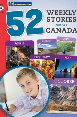 Cover of 52 Weekly Nonfiction Stories About Canada Grades 5-6