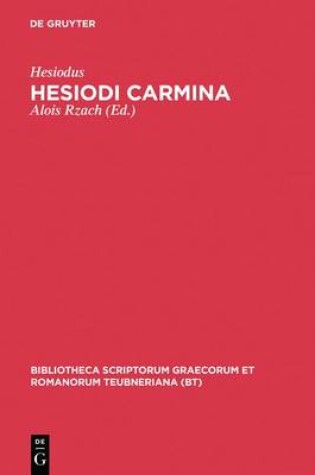 Cover of Hesiodi Carmina