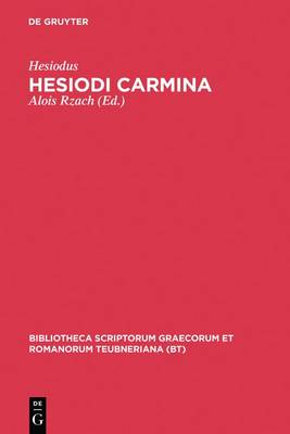 Book cover for Hesiodi Carmina