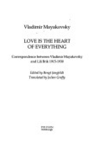Cover of Love is the Heart of Everything