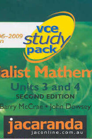 Cover of VCE Study Pack Specialist Mathematics