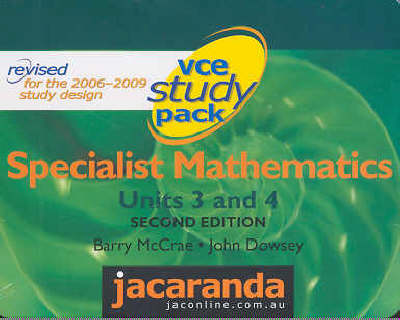 Book cover for VCE Study Pack Specialist Mathematics