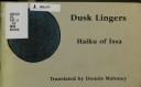 Book cover for Dusk Lingers