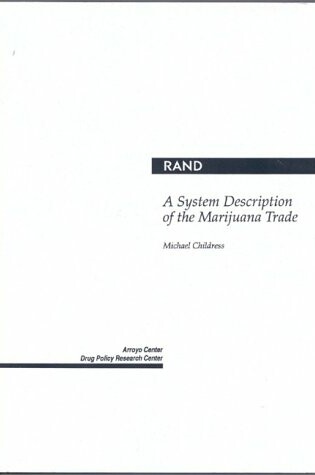 Cover of A System Description of the Marijuana Trade