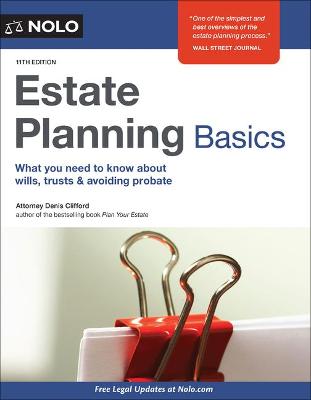 Book cover for Estate Planning Basics