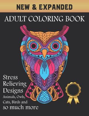 Book cover for New And Expanded Adult Coloring Book