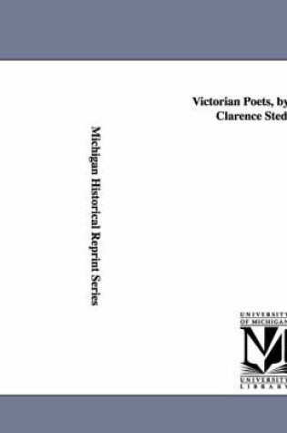 Cover of Victorian Poets, by Edmund Clarence Stedman.