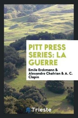 Cover of Pitt Press Series