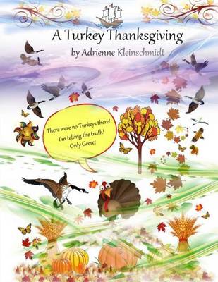 Book cover for A Turkey Thanksgiving a Coloring Book