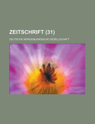 Book cover for Zeitschrift (31)