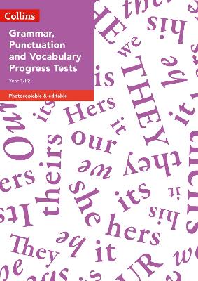 Cover of Year 1/P2 Grammar, Punctuation and Vocabulary Progress Tests