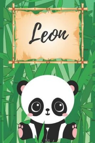 Cover of Leon Notizbuch Panda / Malbuch / Kritzelbuch / Tagebuch / Journal / DIN A5 / Geschenke