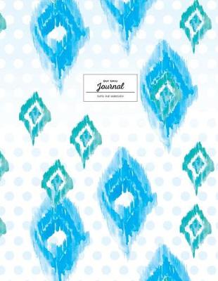 Book cover for Dot Grid Journal - Boho Ikat Watercolor