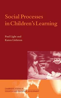 Book cover for Social Processes in Children's Learning