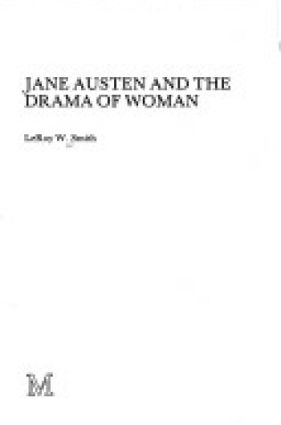 Cover of Jane Austen and the Drama of Women