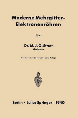 Cover of Moderne Mehrgitter-Elektronenroehren