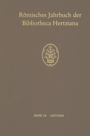 Cover of R�misches Jahrbuch Der Bibliotheca Hertziana - Band 38