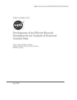 Book cover for Development of an Efficient Binaural Simulation for the Analysis of Structural Acoustic Data