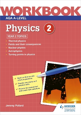 Book cover for AQA A-level Physics Workbook 2