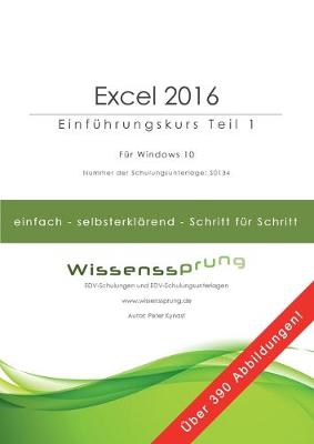 Book cover for Excel 2016 - Einführungskurs Teil 1