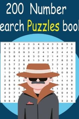 Cover of 200 Number Search Puzzles book