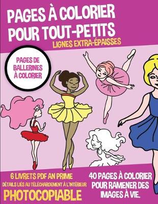 Book cover for Pages à colorier pour tout-petits (Pages de ballerines à colorier)