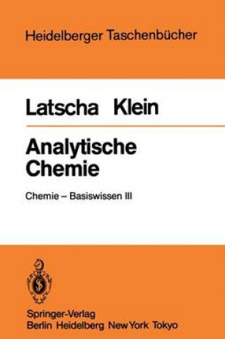 Cover of Chemie - Basiswissen