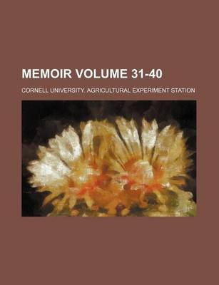 Book cover for Memoir Volume 31-40