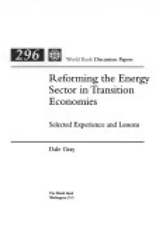 Cover of Reforming the Energy Sector in Transition Economies