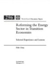 Book cover for Reforming the Energy Sector in Transition Economies