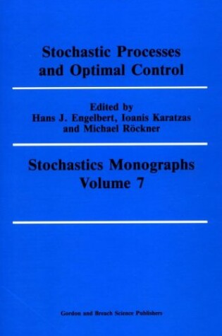 Cover of Stochastic Processes and Optimal Control