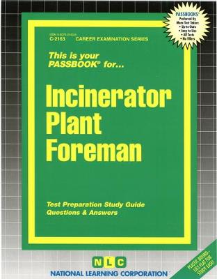 Cover of Incinerator Plant Foreman