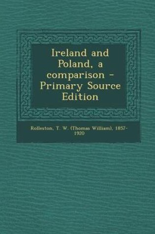 Cover of Ireland and Poland, a Comparison - Primary Source Edition