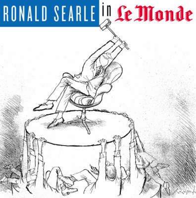 Book cover for Ronald Searle in "Le Monde"