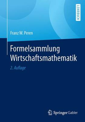 Book cover for Formelsammlung Wirtschaftsmathematik