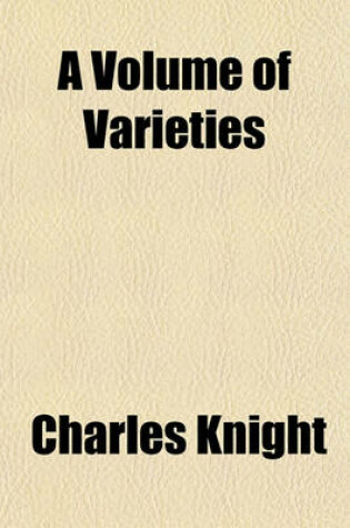 Cover of A Volume of Varieties