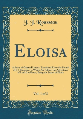 Book cover for Eloisa, Vol. 1 of 3